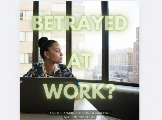 A woman experiencing betrayal and sabotage at work